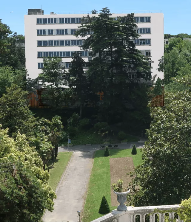 Rénovation façade bâtiment Campus Valrose
